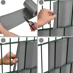 LIYUAN 19cm * 35m PVC Intimité Clôture de jardin Bande verte Bâche écran Clôture - Product Image 4