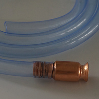 Tuyau de siphon de qualité supérieure, norme américaine, pompe à siphon de carburant de sécurité d'origine, agitateur, tuyau auto-amorçant avec valve, tête en cuivre