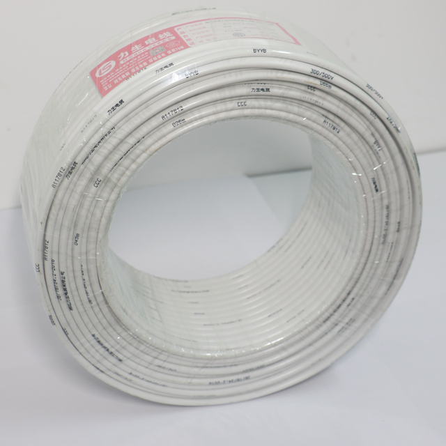 White 2 Cores 3 Cores Copper PVC Building Wiring BVVB Cables Stranded Flame-retardant Heat-resistant Electrical Household Wires