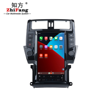 Écran tactile Android 13 de 13,6 pouces 4/64G 8/128 Go pour Toyota Prado 2010-2013, navigation GPS, lecteur DVD de voiture avec 4G