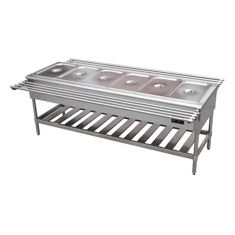 Commercial Restaurant Catering Equipment Stainless Steel Electric Bain Marie Food Warmer