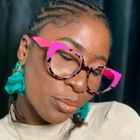 Vente en gros directe usine : Nouvelles lunettes œil-de-chat tendance, anti-lumière bleue, photochromiques, en plastique, pour femmes