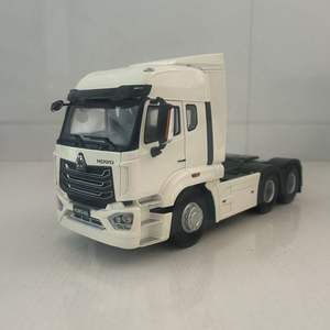 Modèle de voiture miniature d'origine autorisé 1:24 HOWO C9H G7H NX MAX Camion modèle avant avec porte ouvrante, décoration, ornement - Product Image 3