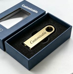Memoria USB Personalizada con Logotipo de Fábrica, Pendrive Metálico de 8gb, 16gb, 32gb, 64gb, 128gb para Regalos Promocionales - Product Image 3