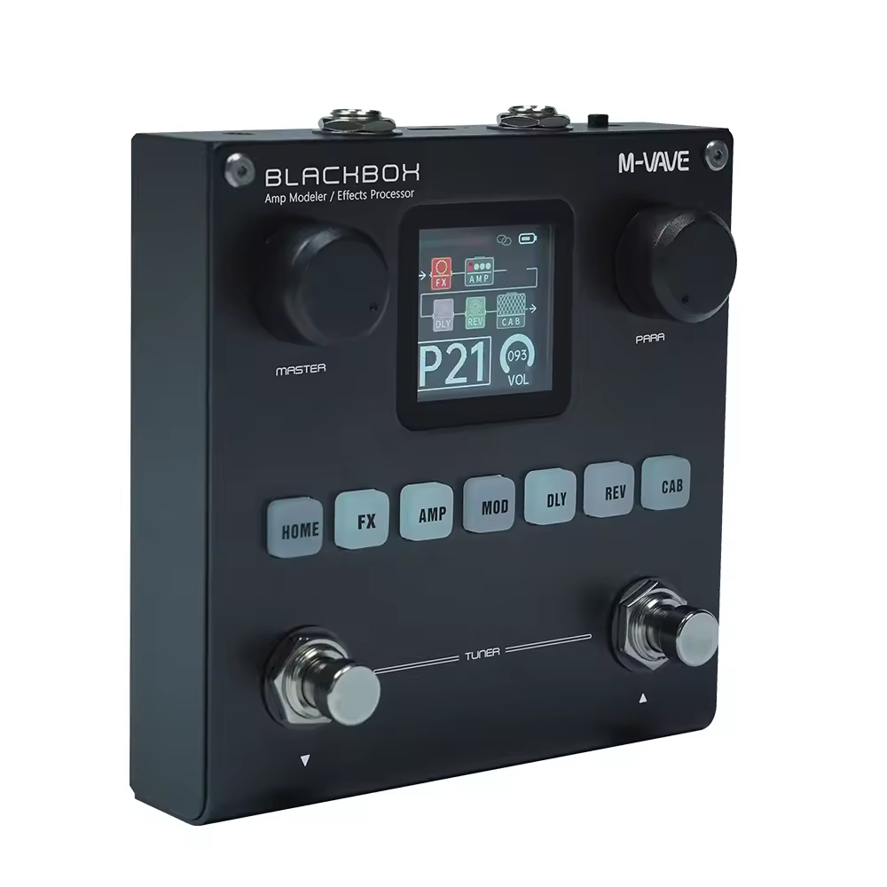 美品 マルチエフェクター M-VAVE AnnBlack Box M-VAVE ANNBLACKBOX Guitar / Bass AMP Modeler Portable Multi