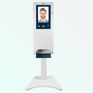Pantalla LCD de Señalización WiFi de 21.5 Pulgadas, <span class=keywords><strong>Reproductor</strong></span> de Publicidad, Kiosco con Detección de Temperatura y Dispensador Automático de Desinfectante de Manos Digital - Product Image 2