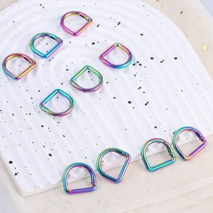 Pcs Metal D Ring Spring <b>Key</b> Hooks Keyring Clip For Keychain Buckle Backpacks Handbag <b>Purse</b> Hardware DIY Crafts - Product Image 5