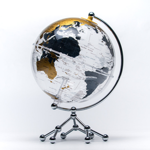 Globe du monde Transparent décor à la maison lumière LED enfants cadeau rotatif illuminé <span class=keywords><strong>Table</strong></span> Terre Globes décor - Product Image 2
