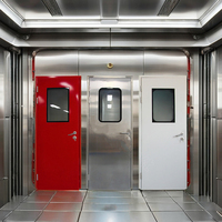 Porte battante à circulation industrielle en acier inoxydable de cuisine au design moderne direct d'usine