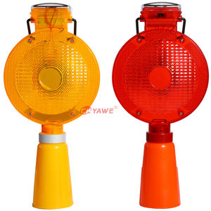 Luz <span class=keywords><strong>LED</strong></span> Solar para Barricadas, <span class=keywords><strong>Baliza</strong></span> de Seguridad Vial de Alta Visibilidad con Carcasa Impermeable para Construcción - Product Image 1