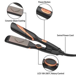 Lisseur de cheveux électrique <span class=keywords><strong>professionnel</strong></span> AINI 2 en 1, fer à lisser portable, lisseur de cheveux en céramique, lisseur de cheveux de voyage - Product Image 3