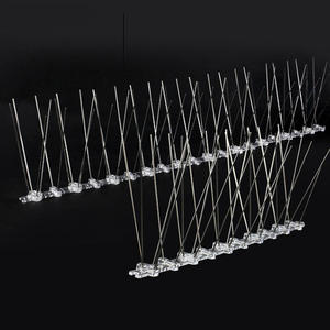 25 cm uzun kuş kovucu caydırıcı güvercin anti-kuş plastik ve paslanmaz çelik kuşlar sivri - Product Image 3