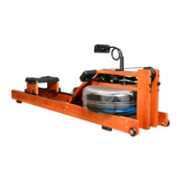 Venta caliente de alta calidad gimnasio comercial equipo de fitness máquina de remo de agua de madera máquina de remo de madera