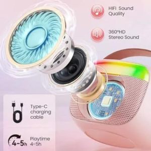 Système de cinéma maison avec haut-parleur sur roulettes sans fil, super basses fréquences et éclairage LED - Product Image 5