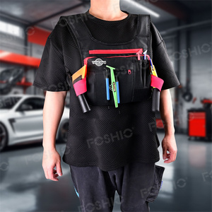 Foshio Customize Logo Electrician <strong>Heavy</strong> <strong>Duty</strong> Pouch Tool Bag <strong>Backpack</strong> - Product Image 5