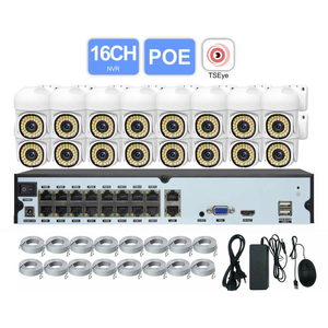 Kit de caméra dôme PTZ 4x 8MP à 16 canaux pour la détection des personnes et des véhicules, système de sécurité 4K pour l'extérieur - Product Image 4