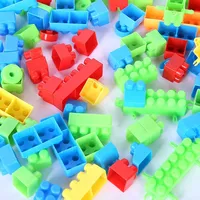 Meilleure Vente : Boîte de Rangement Colorée Écologique en Plastique pour Blocs de Construction DIY – Briques Éducatives Emboîtables, Jouet Modèle pour Tout-petits et Enfants