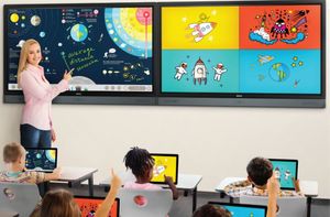 Schermi Interattivi LCD DLED Cintoe 65'' 75'' 86'' con Android 13, Touch IR Air Bonding, <span class=keywords><strong>TV</strong></span> Aziendale per Conferenze ed Educazione - Product Image 6