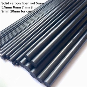 Tige en fibre de carbone solide et légère de 5 mm, 5,5 mm, 6 mm, 7 mm, 8 mm, 9 mm, 10 mm pour modèles RC, tiges de cerf-volant et pièces mécaniques - Product Image 2
