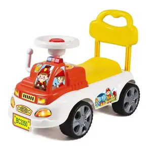 Baby Carriage Ride On Cars Four Wheels Sliding Car Toy Children Drive Cartoon Car Walking Exercise Equipment Hand Carts Trolleys