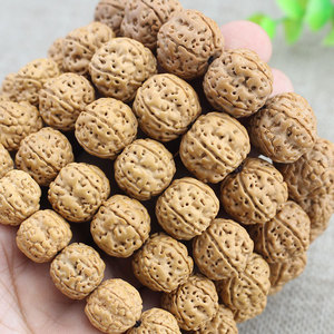 Nepalese Bodhi Seed <b>Bracelet</b> 14mm <b>Ball</b> Shape Unisex Religious Jewelry Geometric Design Antiques Collectible - Product Image 4