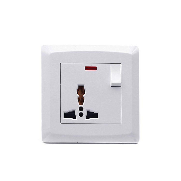 VNX New Retro Design Electric Switch Board 250V UK Push Button Light Electric Power Switch and Socket