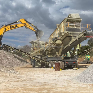 Nueva Estación Móvil de Trituración de Impacto para Triturar Piedra de Río y Piedra Caliza con Capacidad de 200 Toneladas por Hora - Product Image 1