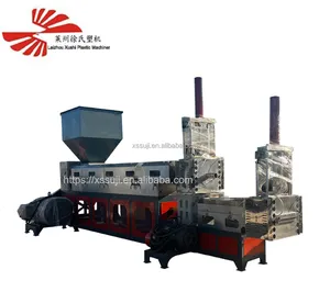 manufacturer of good quality high output rigid pp pe hdpe hard plastic flake hot melt extrusion pelletizing machine price