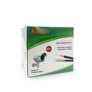 Câble coaxial RG59+2C pour caméra CCTV de marque KICO, câble vidéo avec alimentation, vente en gros - Product Image 5