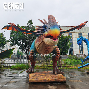 Escultura de Dragón Occidental Animatrónico Personalizada |   Modelo de Dragón de Fantasía Realista y Simulada para Parques, Museos y Accesorios de Cine - Product Image 4