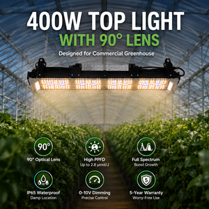 ไฟปลูกพืช Meijiu 400W แสงส่องจากด้านบน สเปกตรัมเต็ม ใช้หลอด <span class=keywords><strong>LED</strong></span> Samsung <span class=keywords><strong>Osram</strong></span> สำหรับปลูกผักและผลไม้ในร่ม - Product Image 3