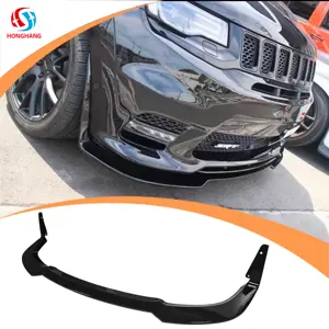 OEM Bumper Front Splitter Lip Factory Manufacture ABS PP Material Gloss Black for Jeep Grand Cherokee SRT8 Accessories 2015+ N/M