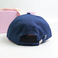 Casquette de baseball à visière courte de style nouveau, broderie plate personnalisée, casquette de baseball en coton pur à 5 panneaux