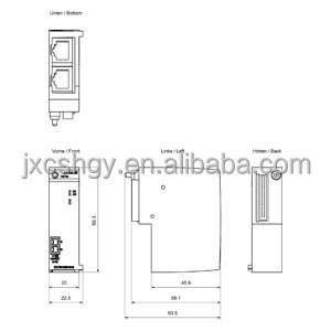 Adaptateur de bus PLC Siemens SIMATIC ET 200SP BA 2xRJ45 2 prises RJ45 Garantie de 12 mois - Product Image 4