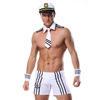 Costume de marin Sexy pour homme adulte, uniforme de couture blanc érotique, nouvelle collection - Product Image 6