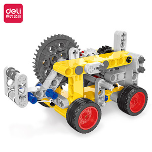 DELI 74380 đồ chơi trẻ em nâng cargyro hàng đầu máy phóng giáo dục sớm phát triển câu đố não 6-14 tuổi nam nữ chất lượng cao - Product Image 4