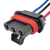 0090-326 3 broches auto étanche ventilateur connecteur prise radiateur ventilateur moteur refroidisseur ventilateur prise 12124686 12124685 pour Buick Ford
