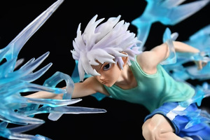 ขายส่ง18ซม.คุณภาพดีHUNTERxHUNTER <span class=keywords><strong>HxH</strong></span> Gon Freecss KILLUA ZAOLDYECKอะนิเมะการ์ตูนHUNTERของเล่นอะนิเมะPVCรูป - Product Image 2