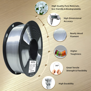 Geeetech High Quality PLA Silk 3D Filament 1.75mm OEM Custom Factory Wholesale Price 1kg/5kg/10kg Filament for FDM 3D Printing - Product Image 3