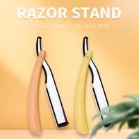Manche de rasoir de sécurité double tranchant grande taille pour hommes professionnels – Accessoire de rasage de rechange