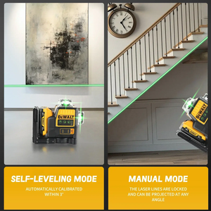 <span class=keywords><strong>Nivel</strong></span> <span class=keywords><strong>Láser</strong></span> Dewalt de 12 Líneas, Autonivelante, <span class=keywords><strong>360</strong></span>°, Portátil, Económico y Duradero para Construcción - Product Image 6