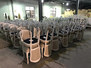 Chaise de salle à manger en rotin tissé en bois, vente en gros, café-restaurant contemporain nordique - Product Image 6