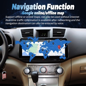 12.3inch Android 14 Screen for Toyota Highlander 2007 - 2013 GPS Car Multimedia Video <b>Player</b> Radio Stereo Carplay Navi Head Unit - Product Image 6