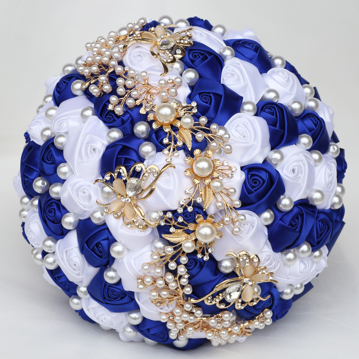 Royal blue+white
