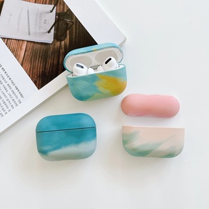 Nouveau produit étui de protection en plastique coque dure PC bâton à eau housse pour écouteurs motif aquarelle étui pour écouteurs pour Airpods Pro - Product Image 2