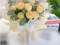 Papier d'emballage simple et imperméable pour petits bouquets de fleurs, matériau d'emballage floral tendance pour la Journée des Dames