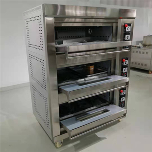 Horno de Gas de Entrega Directa de Fábrica, 3 Niveles, 6 Bandejas, Automático, para Panadería, para Hacer Baguettes, Pan con Mantequilla, Máquinas Automáticas para Hacer Bocadillos - Product Image 2