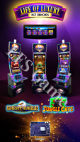 Jeu de société vidéo Life of Luxury pour machine de jeu de skill verticale