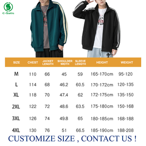 Özel Vintage erkek fermuar mont rahat düz renk spor ince kargo ceket spor eşofman erkekler için - Product Image 4