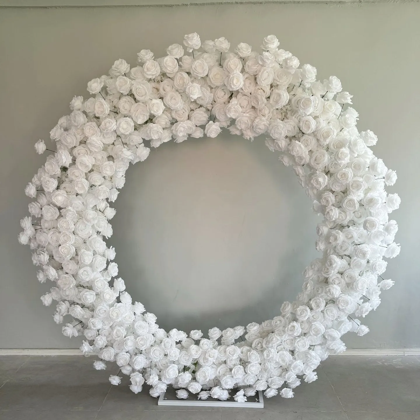 Faux fleurs en soie haute qualité blanc pièce maîtresse Arche toile de fond fleurs artificielles décorations d'arc pour événements fournitures de fête